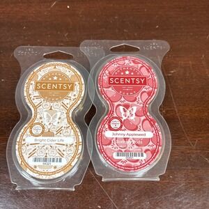 2~Scentsy Pods~Johnny Appleseed & Bright Cider Life~NIP‎